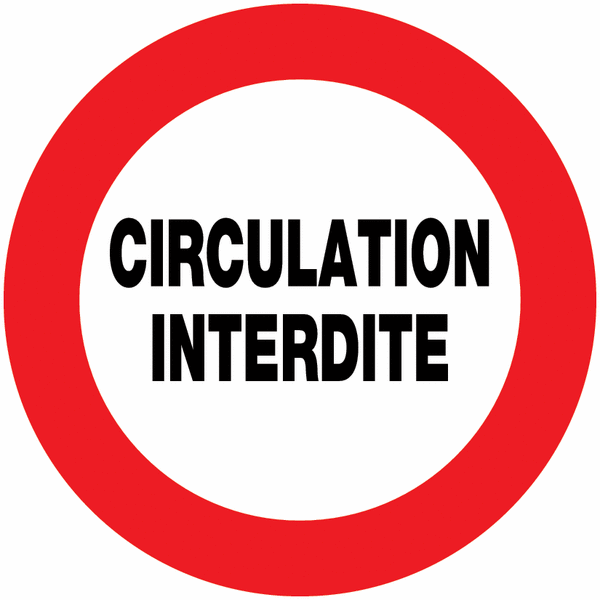 Interdiction de circulation