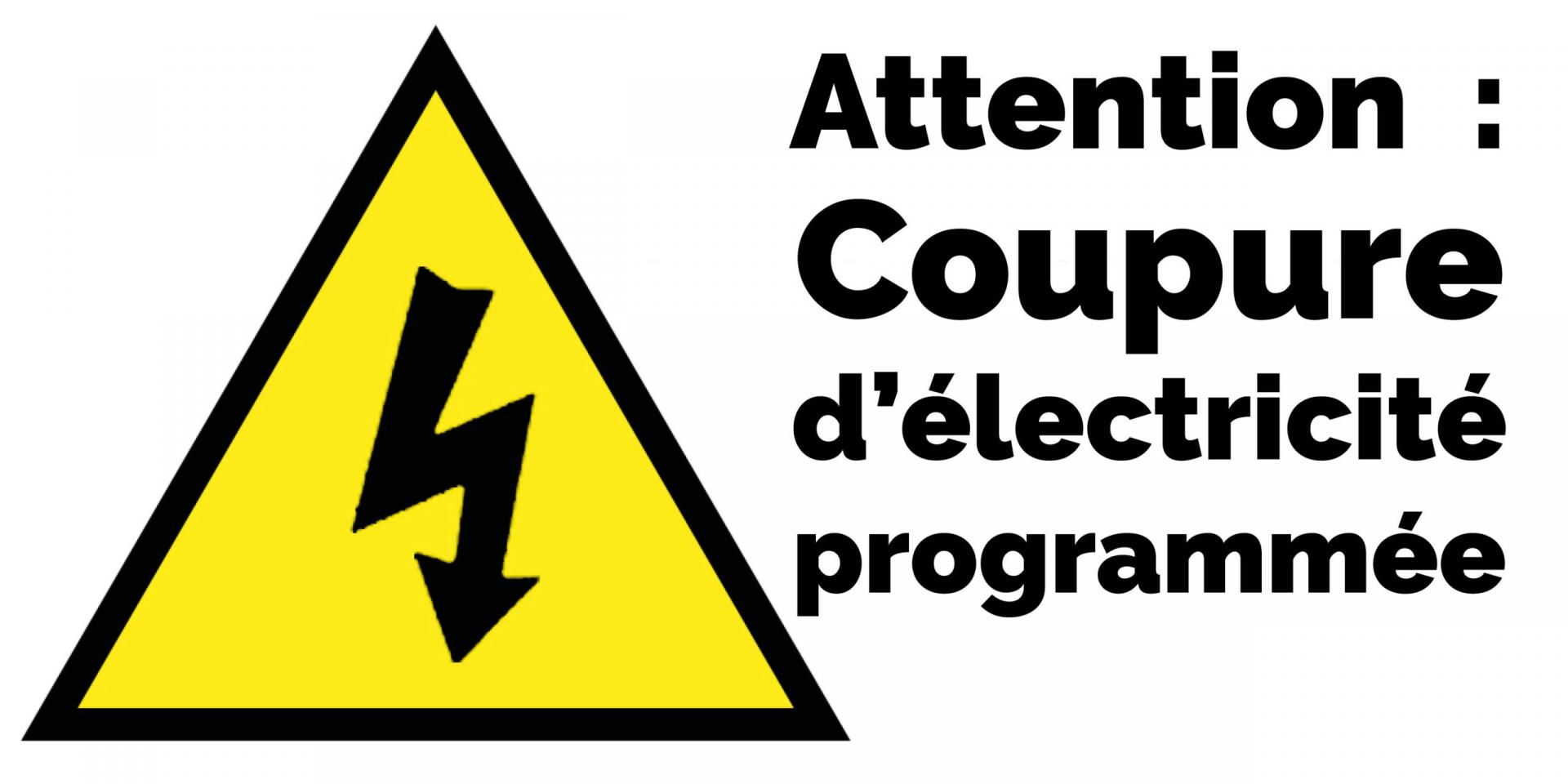 Coupure d'électricité pour travaux - le 24 juin 2024